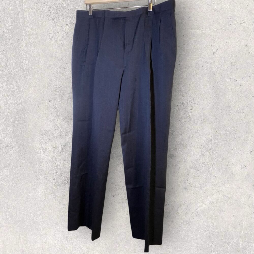 Vintage Christian Dior Blue Male 2 Piece Suit - Picture 8 of 15